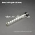 Tube à essai en verre (15 * 150mm) avec capuchon à vis en bakélite